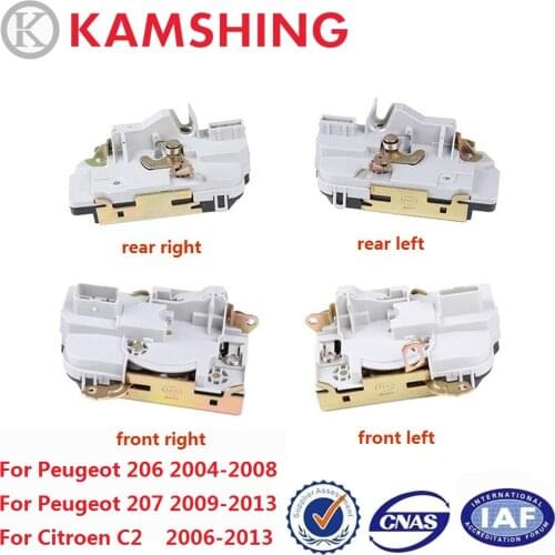 CAPQX For Peugeot 206 2004-2008 For 207 09-13 For Citroen C2 06-13 Car Door Lock Latch Auto Central Control Lock Accessories