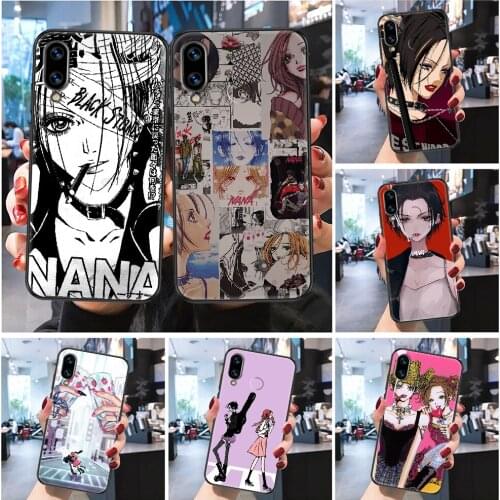 Oosaki Komatsu Nana Anime Phone case For Huawei P Mate P10 P20 P30 P40 10 20 Smart Z Pro Lite 2019 Frosted black art waterproof