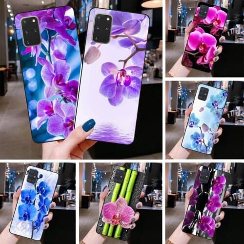 Orchid Flowers Phone Case For Samsung Galaxy S21 Plus Ultra S20 FE M11 S8 S9 plus S10 5G lite 2020