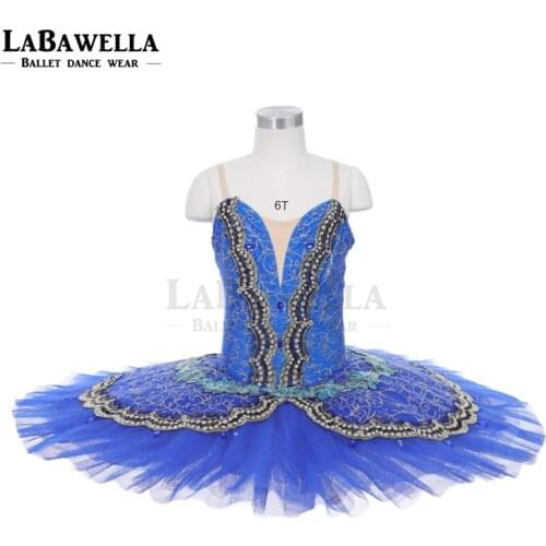 Girls Spanish Ballerina Nucracker Platter Stage Costume Kids Blurbird Classical Professional Ballet Tutus JY003E