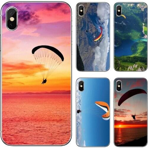For Samsung Galaxy Note 3 4 5 8 9 S3 S4 S5 Mini S6 S7 Edge S8 S9 S10 Plus Cell Phone Case Paraglide-Sports-Paragliders-Adventure