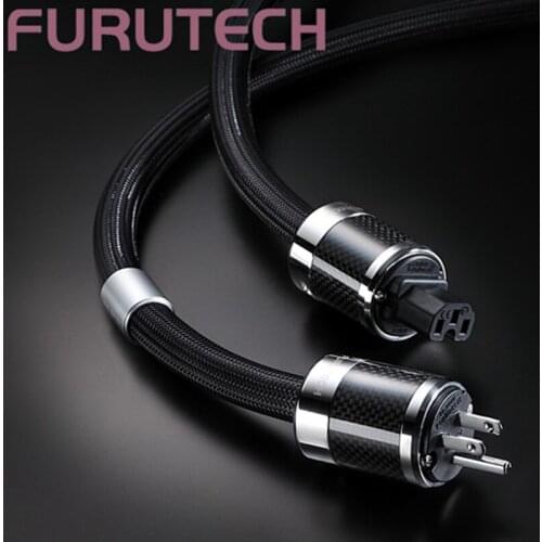 FURUTECH Alpha PS-950-18 Alpha-OCC Conductor Carbon Fiber Flagship Fever Upgrade Power Cord AC Power Cable