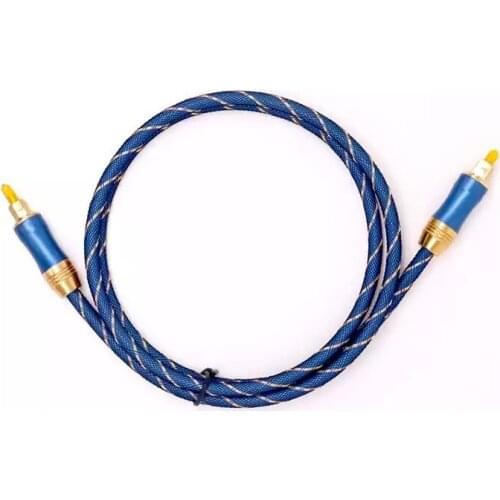 1m/2m/3m 6mm Digital Optical Audio Cable Fiber Optic Cable Toslink Male to Male Audio Extension Cable Cord Wire for DVD VCR CD