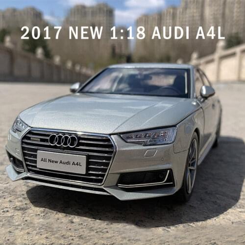 1:18 New Alloy 2020/2017 Audi A4L Car Model Scale Classic Car Suit Miniature Decoration collection gift Toys for children kids