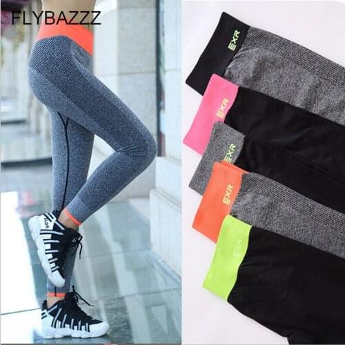 New Women Quick Drying High Elastic Slim Fitness Yoga Trousers Outdoor Professional Running Sports Pants Gym Sport Legging Pants