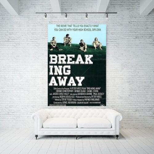 Breaking Away (1979) Poster American Coming of Age Comedy-Drama Movie Print Art Gift