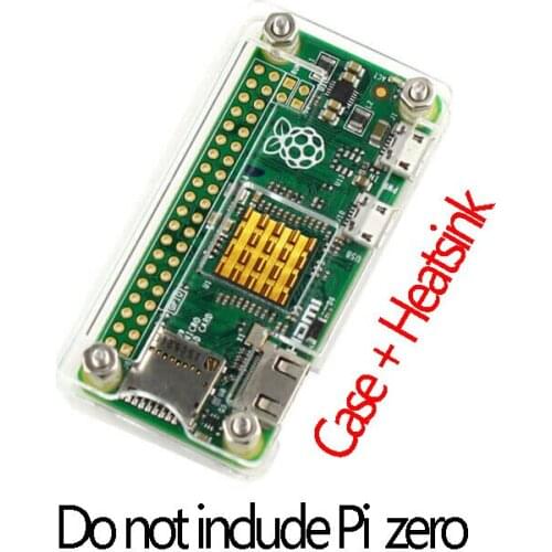 Raspberry Pi zero Pi0 Board case BOX shell and Heatsinks
