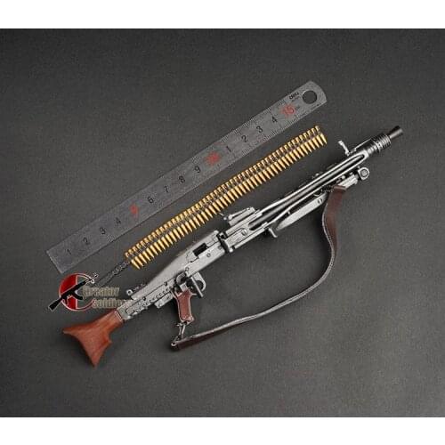 1/6 Scale Soldier World War II MG34 MG42 Light Machine Plastic Model Toy Non-launchable