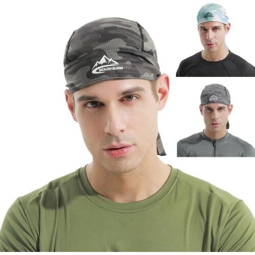 Sun Protection Bike Running Hat Toe Caps Sweat-Absorbent Helmet Liner Riding Caps Sports Headwear Cooling Cycling Skull Cap
