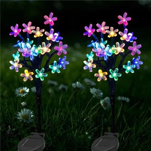Solar Led Light Outdoor Cherry Tree Festoon Christmas Light Outdoor Solar Lamp for Garden Lighting Fairy Garden Lights Outdoor