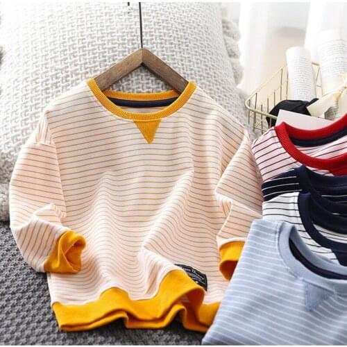 Hoodies Sweatshirts Girls 10-12 Years Clothing Female Kids Clothes Child Striped Pullover Hoodies for Teen Girl Childrens Boy