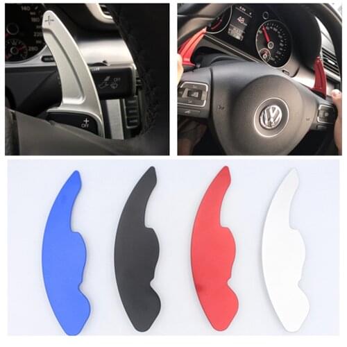 For VW Passat Scirocco Polo Golf5/R32 Volkswagen Golf 6 GTI GTE Jetta MK6 R20 R36 Car Steering Wheel Shift Paddles DSG Extension