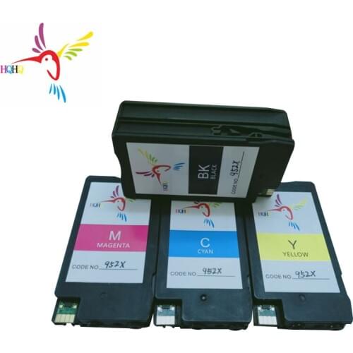 4pc/Set Remanufactured Ink Cartridge For HP 952 952XL For HP OfficeJet Pro 7740 8720 8710 8730 8210 Printer 952XL Ink Cartridge