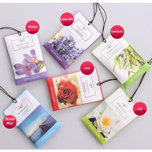 High-end Aromatherapy Different Natural Smell Incense Wardrobe Sachet Air Fresh Scent Bag Perfume home Fragrance Sachets