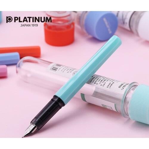 1pc Japan PLATINUM Small Meteor Fountain Pen Macaron Color Series PQ-200 Students Gifts Macarons Fountain Pen School Supplies