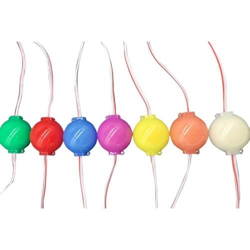 YOLU 20 Pcs Decorative lights mixed color led module COB module advertising lamps rainbow candy 2W Y36*36