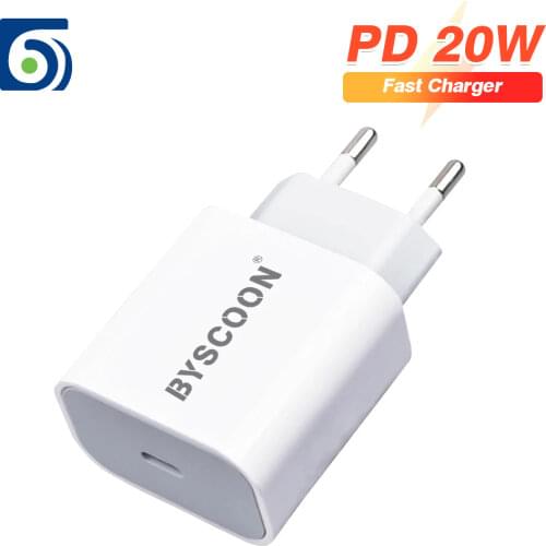 Quick Charge 4.0 3.0 QC PD Charger 18W 20W QC4.0 QC3.0 USB Type C Fast Charger for iPhone 12 11 pro Xs Max samsung Phone Charger