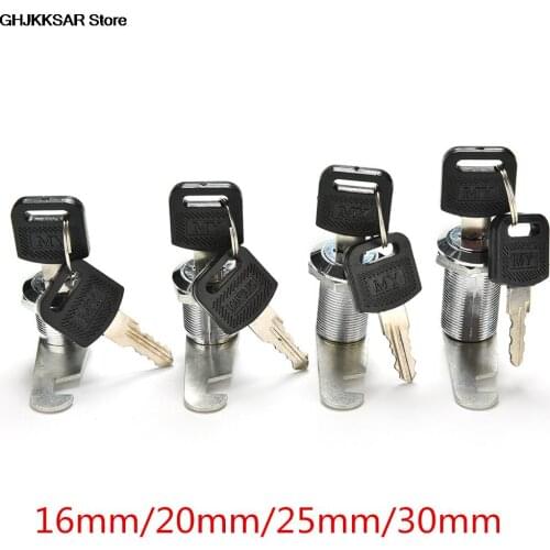 1set Cam Cylinder Locks Door Cabinet Mailbox Drawer Cupboard Locker Security Furniture Locks With Plastic Keys Hardware