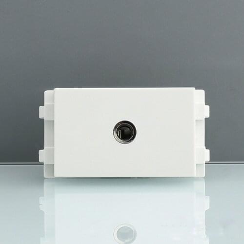 1 Unit 3.5mm Audio Earphone Female To Female Slot Socket Headset Sound Directly Plug