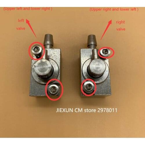 2PCS for Flora UV inkjet printer Spectra Polaris 512 printhead ink sub tank manual metal ink valve ink cartridge switch device