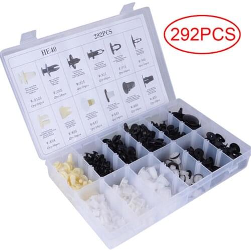415Pcs Car Auto Push Pin Rivet Trim Clips Panel Body Interior Assortment Set Tool For Toyota for B-M-W for Suzuki for Subaru