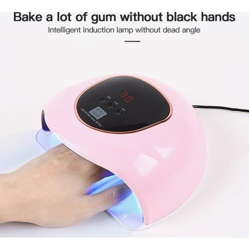 72/36W High Power UV LED Nail Lamp Manicure Gel Nail Dryer Drying Nail Polish Lamp 30s/60s/99s Auto Sensor Manicure Tools