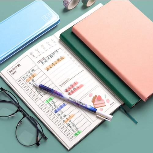 Time manager notebook A5/A6 Daily planner undated Check list notepad 200 pages 80 GSM Agenda Stationery