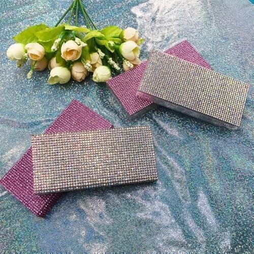 FDshine Stick diamond push pull long case for dramatic and natural mink lashes 25mm eyelashes