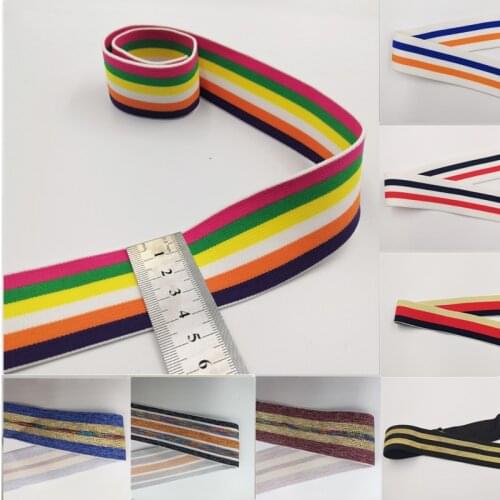 1Yard Elastic Band 4cm white Love Elastic Bands 40MM Clothing Bags Trousers Elastic Webbing Straps DIY Sewing Accessories