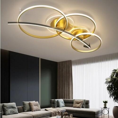HengYuan European arrow ceiling lamp post modern simple living room lamp luxury dining room lamp bedroom study lighting