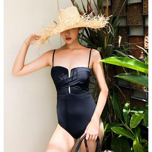 Swimsuit Woman One Piece Swimwear Wholes Womens Swimsuits For Full Push Up That Wipe Bosom Suits Covering High Waist Abdomen