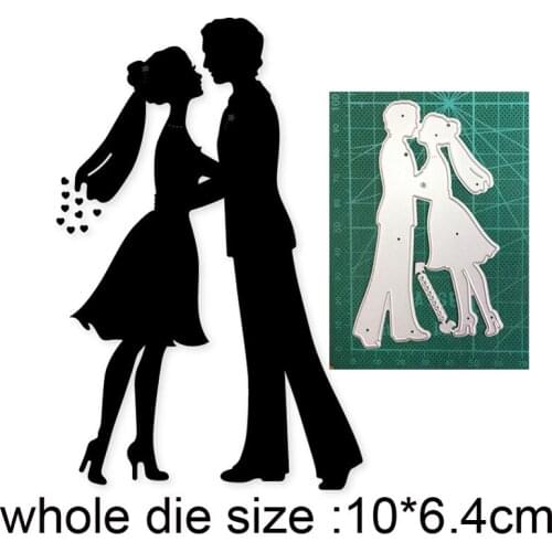 Metal cutting dies cut die mold wedding couples decoration Scrapbooking dies paper craft knife mould blade punch stencils dies