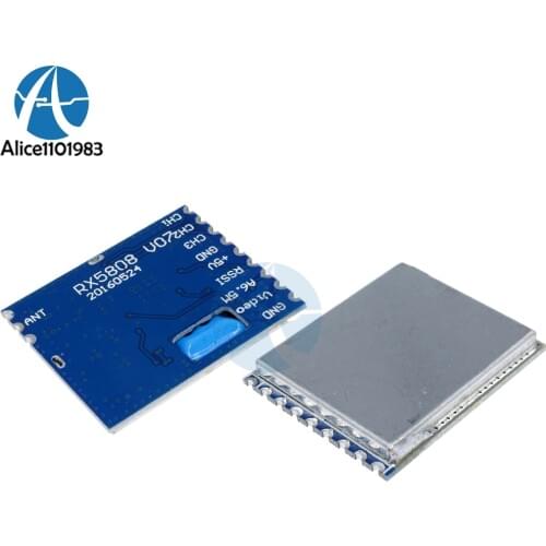 FPV 5.8G Wireless Audio Video Receiver Module for Boscam RX5808 Frequency Phase Lock Analog AV Signal Output 3.5V 170mA Board