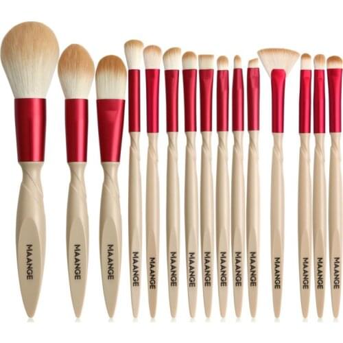 Makeup Brushes Set 10/15Pcs Brushes Set Eye Shadow Eyebrow Foundation Blending Blush Lip Brushes For Makeup Cosmetics Tools HOT