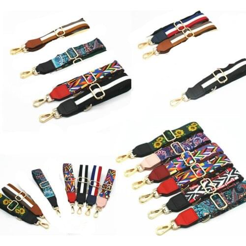 New Fashion Womens Nylon Cross Body Messenger Belt For Bag Accessories Bag Strap Handbag Belt Wide Shoulder Bag Obag Handle