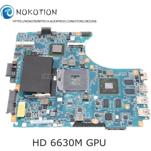NOKOTION for SONY VAIO VPCCA VPCCA4C5E VPCCA4S1R laptop motherboard HD 6630M GPU HM65 A1848524A 1P-0113J00-8011 MBX-239 V061