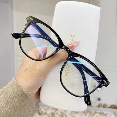 Anti Blue Light Glasses Blocking Filter Round Computer Glasses Men Women Super Light Frame Eyeglasses Pink Clear Spectacles Hot