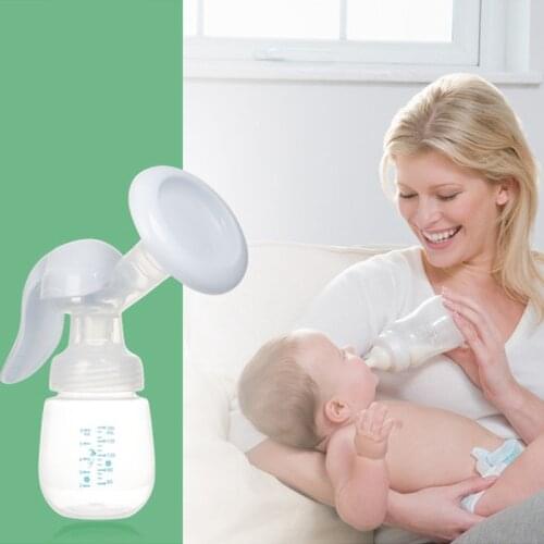 Portable Manual Breast Pump Massage Comfortable Breast Pump Adjustable Pressing Breast Pump Baby Feeding Bottle Milk Collection