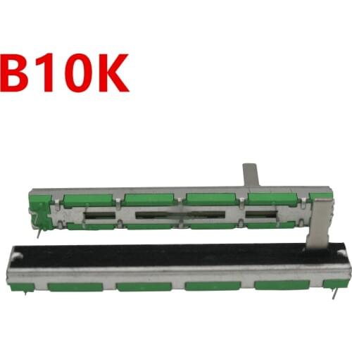 5PCS/LOT Original Behringer Soundcraft 7.5 cm 75MM B10KX2 double straight slide potentiometer B10K