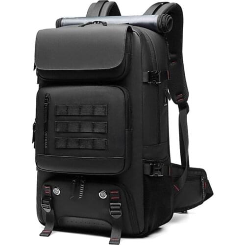 NANCY TINO Backpack Large Capacity Traveling Bag Outdoor Waterproof Oxford Duffel Hiking Bag with Shoes Compartment Usb Charging