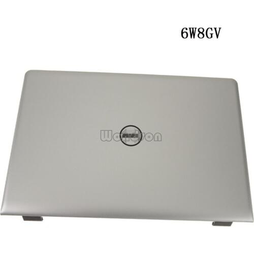 Silver For Dell Inspiron 17 (5758 / 5759 / 5755) 17.3" LCD Back Cover Lid Top Assembly for Touchscreen - 6W8GV 06W8GV
