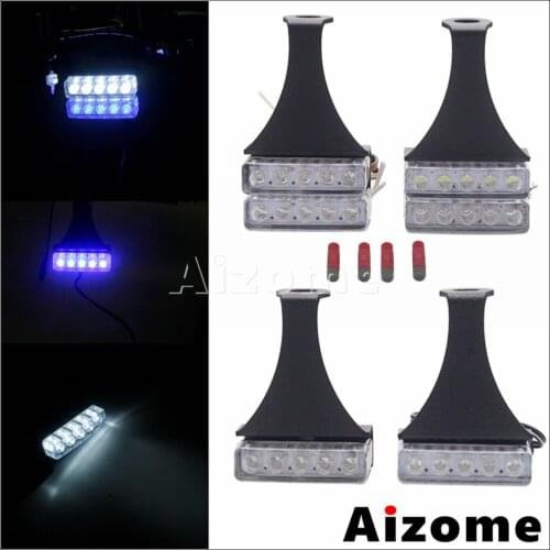 Motorcycle Turn Signal LED Light Universal 8mm Bolt Suspension Brake Lamp License Plate Light For Harley Honda Yamaha Cafe Racer