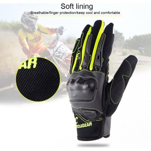 Motorcycle Cycling Glove Riding Anti-slip MTB Bike Full Finger Gloves Breathable Anti-shock Pad Sports Cycling Gloves