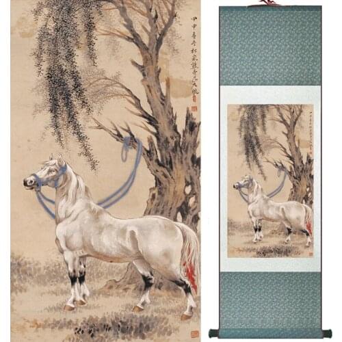 Top quality Horse art painting traditional Chinese Art Painting Home Office Decoration Chinese painting horse picture18100903