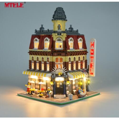 MTELE Brand LED Light Kit For Creator 10182 Cafe Corner Compatible With Model 15002 (Not Include The Model)