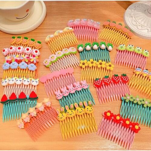 3pcs/lot Candy Color Cartoon Flower Hair Clip Children Flower Bow Cute Barrettes Hairpin Headwear Baby Girl Hair Accessories