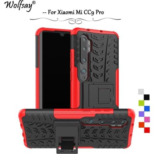 For Xiaomi Mi CC9 Pro Case Armor Rubber Silicone Hard Phone Case For Xiaomi Mi CC9 Pro Protective Cover For Xiaomi Mi CC9 Pro