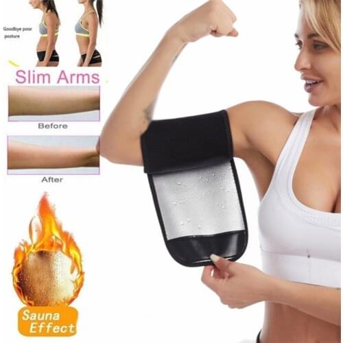 Women Sports Arm Compression Sleeve Yoga Fitness Slimming Sweaty Armband Protector Body Exercise Arm Wraps