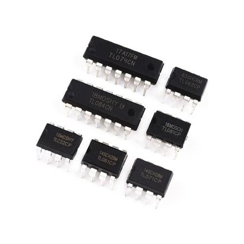 10PCS TL061CP TL062CP DIP8 TL071CP DIP8 TL072CP DIP8 TL074CP DIP14 TL081CP DIP8 TL082CP DIP8 TL084CN DIP14 new and original IC