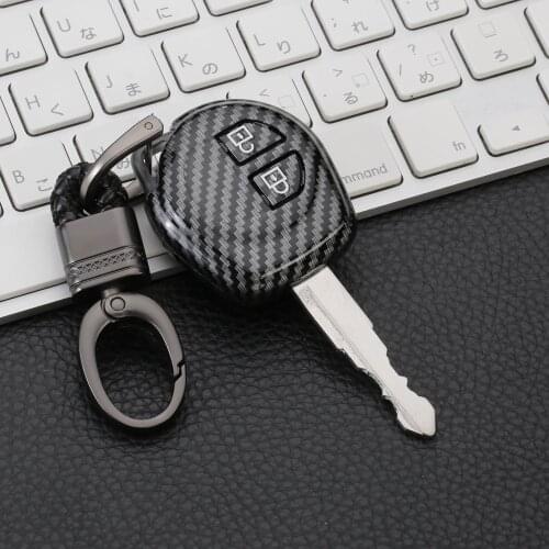 2 Buttons Car Key Cover Case For SUZUKI SX4 SWIFT LIANA VITARA JIMNY ALTO IGNIS ESTEEM Remote Protector Holder